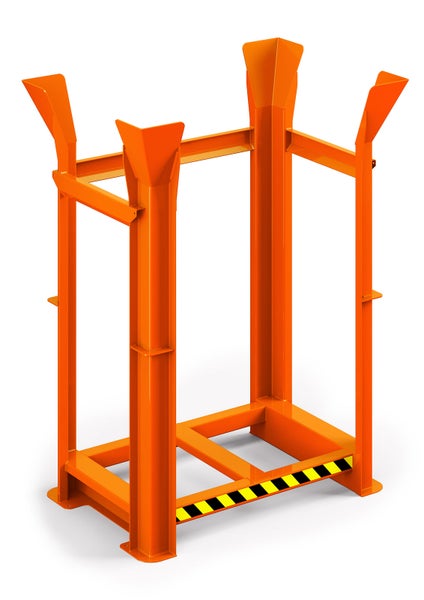 RR Industrietechnik Paletten Richtgestell RRG-10 BxTxH 1340x940x1930 mm RAL 2004 Reinorange