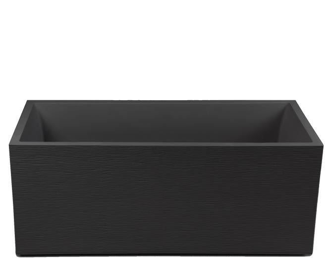 Ondis24 Pflanzkübel Kübel Graphit 100 anthracite, Blumentopf, Pflanzgefäß