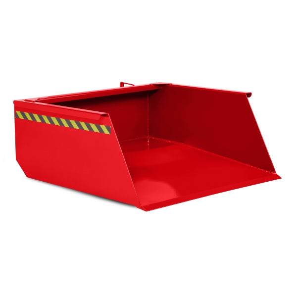 RR Industrietechnik Staplerschaufel Typ RS-75 1390x1615x550mm 750dm³ RAL 3000 Feuerrot