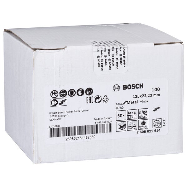Bosch PRO R780 Fiberscheibe 125 mm G100 - 2608621614