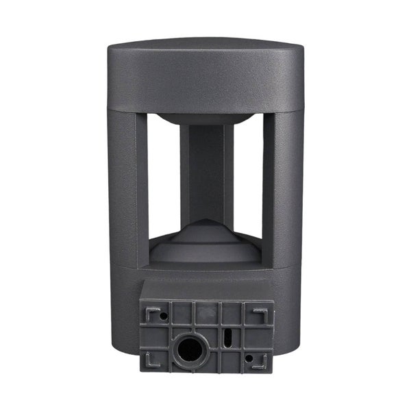 Lucande LED Wandleuchte außen Pirron (spritzwassergeschützt (Modern) in Schwarz aus Aluminium (90 flammig, ) - Außenwandleuchten Wandlampe Led Außenlampe Outdoor für