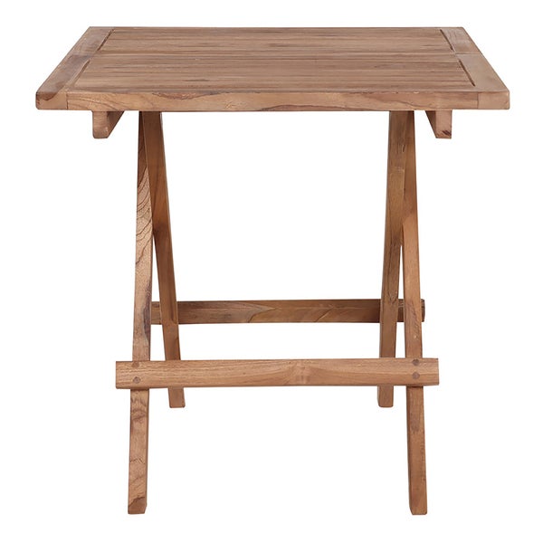Bine kleiner Gartentisch 50x50 cm Teakholz massiv. 50 X 50 X 50 cm