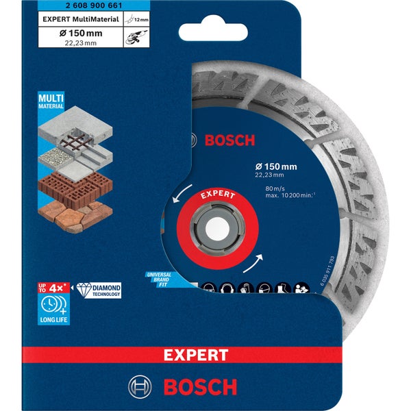 Bosch Expert MultiMaterial Trennscheibe, Durchmesser 150 Millimeter