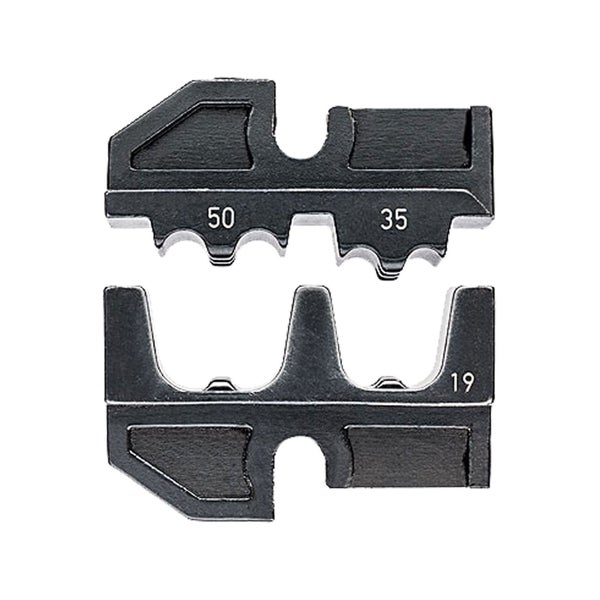 Pressbacken für Rohre mit den Durchmessern 19, 35 und 50 Millimeter