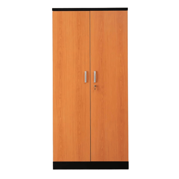 PROREGAL Aktenschrank Beetle 4 Fachböden HxBxT 195 x 92 x 42 cm Schwarz & Erle