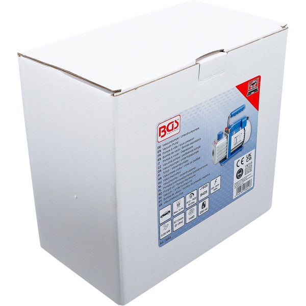 Verpackung einer BGS technic Vakuumpumpe