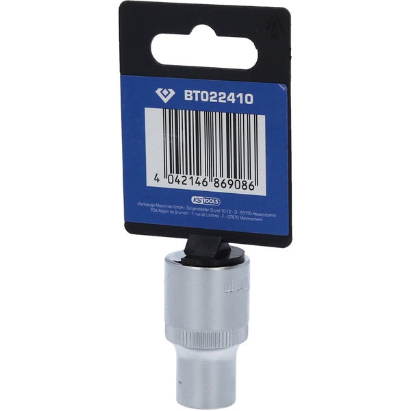 Steckschlüssel mit Produktinformationen