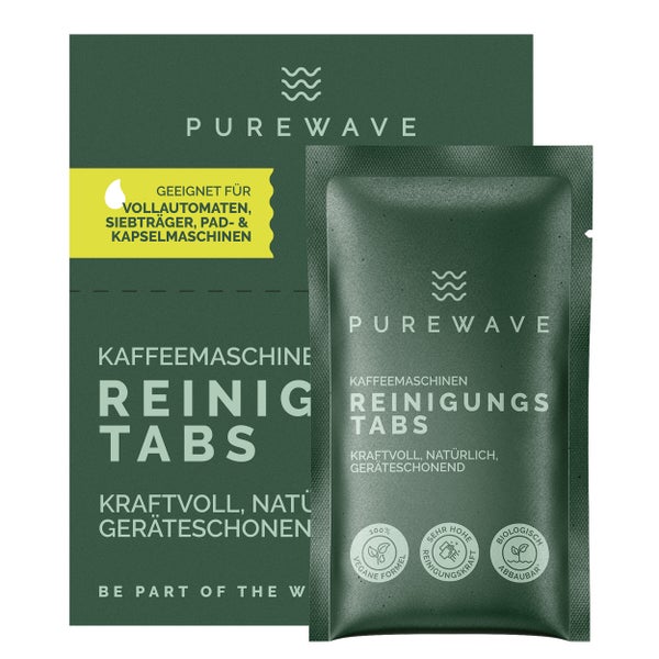 PUREWAVE Kaffeemaschinen Reinigungstabs, 10 stk.