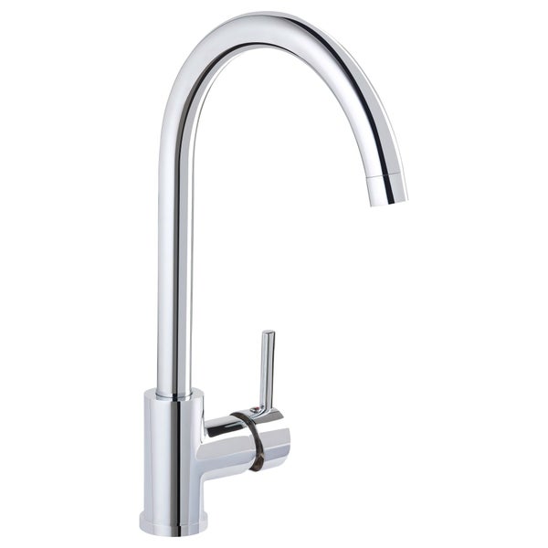 SCHÖNER WOHNEN-Kollektion Waschtischarmatur CANTIS, Chrom, Wasserhahn geeignet für wandhängende Waschbecken und Aufsatzwaschbecken in Bad und Küche
