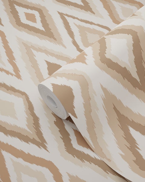 Tapetenrolle mit geometrischem Muster