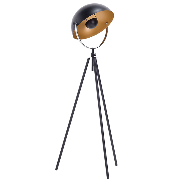 Stehlampe THAMES Metall Schwarz