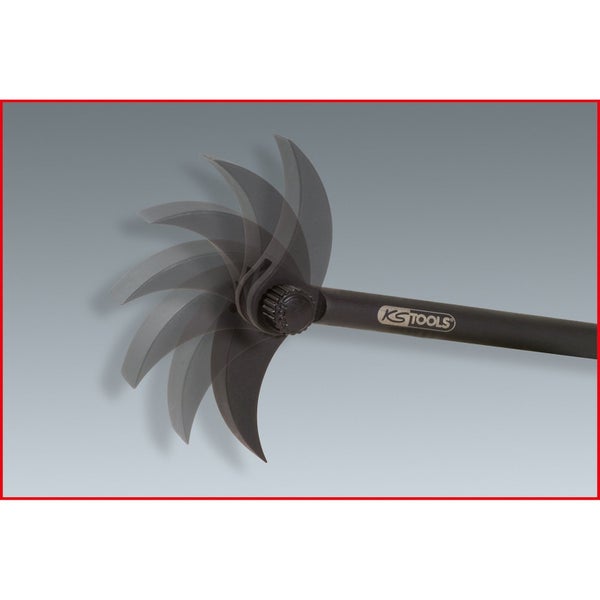 KS Tools Logo auf einem flexiblen Schaberwerkzeug