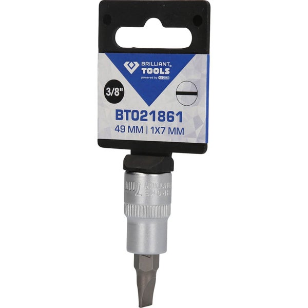 BRILLIANT TOOLS 3/8 Schlitz Bit-Stecknuss 1 x 7 mm - BT021861