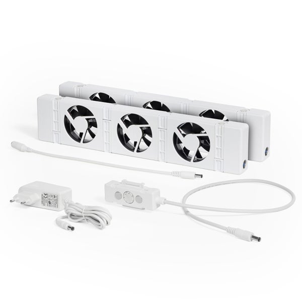 SpeedComfort Heizkörperventilator 2er Set, geräuscharm, bis 22% Energie sparen