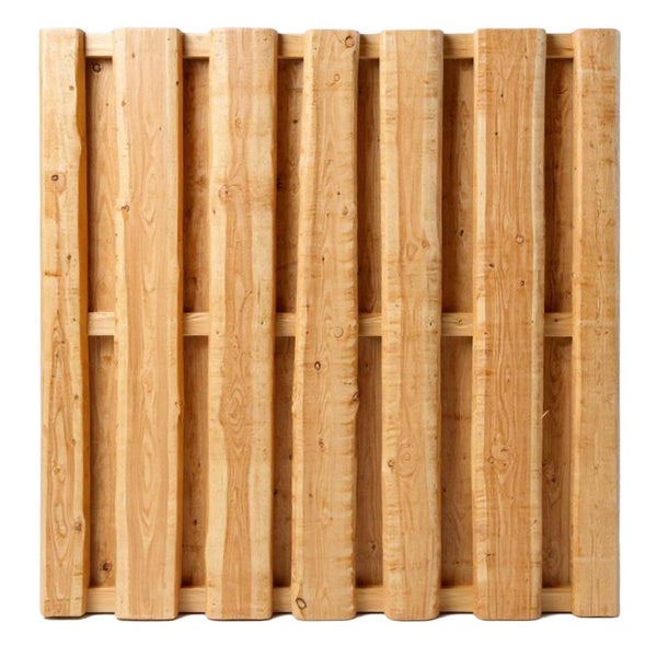 Holzzaunfeld aus Holzlatten