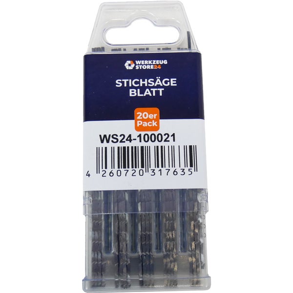 WS24 20x CV-Stichsägeblatt geschliffen/geschränkt/kurvenschnitt GL 100 VL 75 mm schnell - WS24-100021