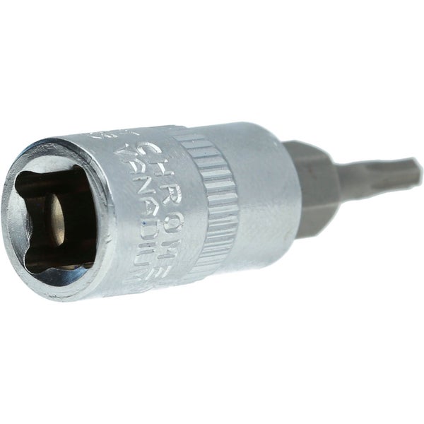 BRILLIANT TOOLS 1/4 Torx-Bit-Stecknuss mit Stirnlochbohrung TB9 - BT020980