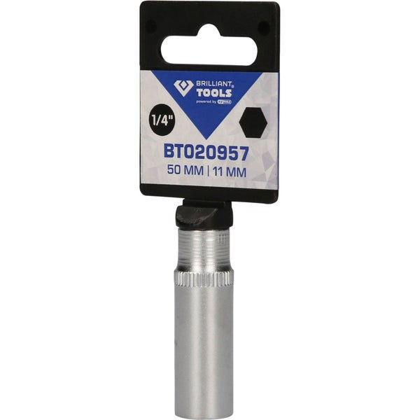 Brilliant Tools Steckschlüssel Einsatz 1/4 Zoll, 50 mm Länge