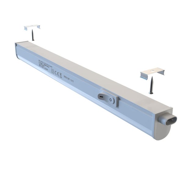 LED Unterbauleuchte Unterbaulampe Schrankleuchte 31,3 cm 4W Weiß 4000K Briloner