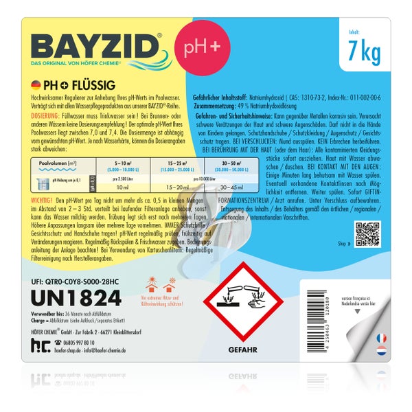 Bayzid Multifunktionschlortabletten 6-in-1 in einem Eimer