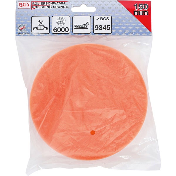 BGS Polierschwamm Ø 150 mm für Art. 9345 - 9345-1