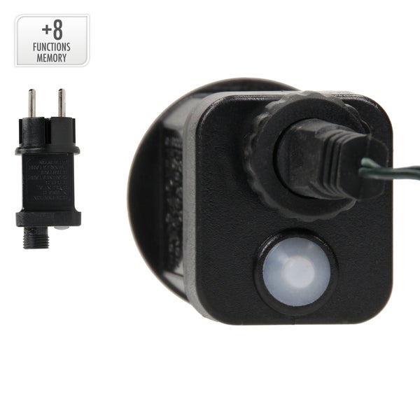 ECD Germany LED Micro Cluster Lichterkette 45m 1500 LEDs Extra Warmweiß, 8 Funktionen, Strombetrieb, IP44 Wasserdicht Innen/Außen, Weihnachtsbeleuchtung Weihnachten Weihnachtsbaum Clusterlichterkette