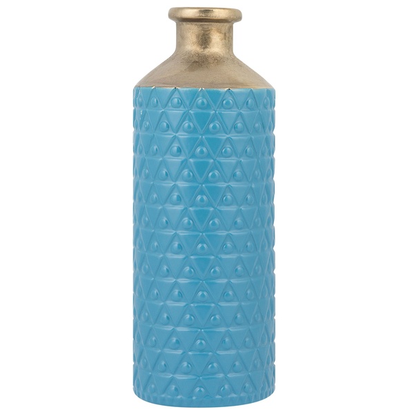 Dekovase ARSIN Steinzeug 39 cm Blau