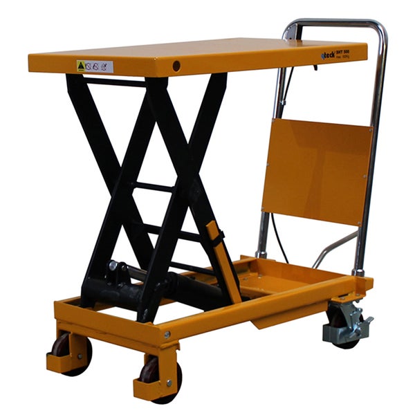 Hydraulischer Scherenhubtischwagen für Lasten bis 500 Kilogramm