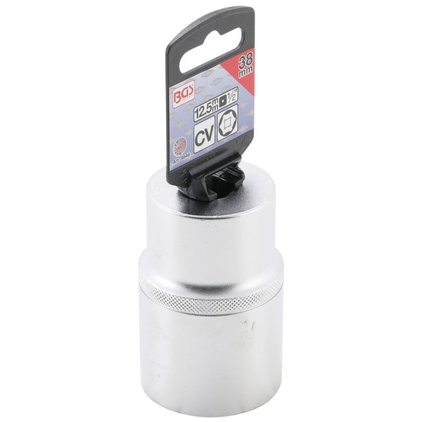 BGS Steckschlüssel-Einsatz Sechskant tief Antrieb Innenvierkant 12,5 mm (1/2) SW 38 mm - 9846
