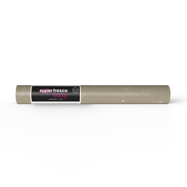 Vliestapete superfresco easy mit Sternenmuster und Himmelsmotiven, Rolle.