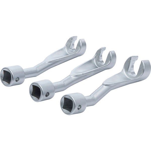 BGS Leitungsschlüssel-Satz offen Antrieb Innenvierkant 12,5 mm (1/2) SW 14 - 17 - 19 mm - 8450