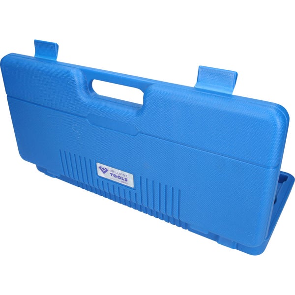 Blauer Werkzeugkoffer aus Kunststoff