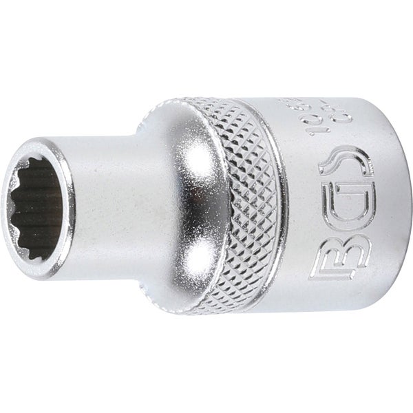 BGS Steckschlüssel-Einsatz Zwölfkant Antrieb Innenvierkant 12,5 mm (1/2) SW 9 mm - 10629