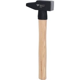 Schlosserhammer mit Holzstiel und Stahlkopf