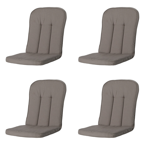 Hochlehnerauflage Carlo / Calvia Rib Liver - Ca. 100x48 cm - 4er-Set