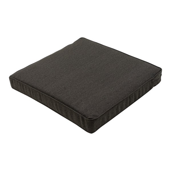 Lounge Profi-Line Sitzkissen Dunkelgrau Canvas Eco+ - Ca. 60x60 cm - 2er-Set