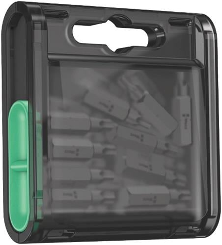 Bit-Satz im transparenten Kunststoffgehäuse