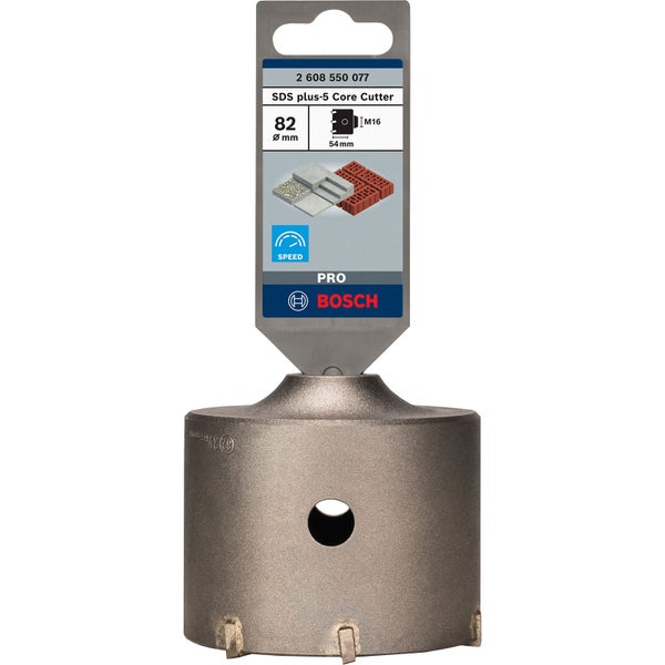 Bosch SDS plus-5 Bohrkrone mit 82 Millimeter Durchmesser