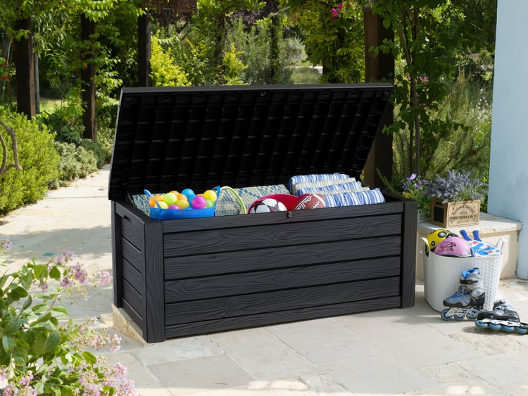 Keter Eastwood Aufbewahrungsbox - 570L - 72,4x155x64,4cm - Anthrazit