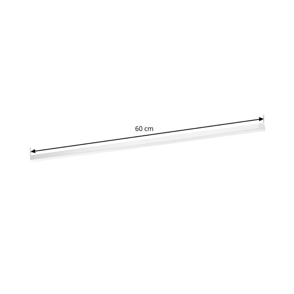 PRIOS LED Unterschrankleuchten (Unterbauleuchte) Esbena dimmbar mit Bewegungsmelder (Modern) in Alu (1 flammig, ) Wohnzimmerleuchte