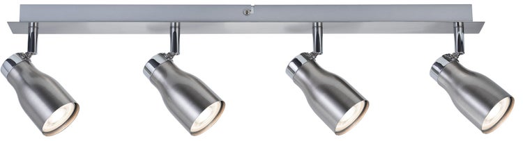 Spotlight Meli GU10 230V max. 4x10W dimmbar Nickel satiniert