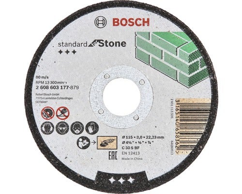 Trennscheibe gerade Standard for Stone C 30 S BF, 115 mm, 22,23 mm, 3,0 mm