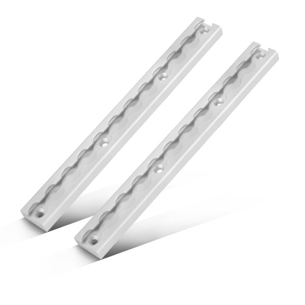 STAHLWERK Zurrschienen 2er Set mit Zurrösen 30 cm Aluminium Airlineschiene