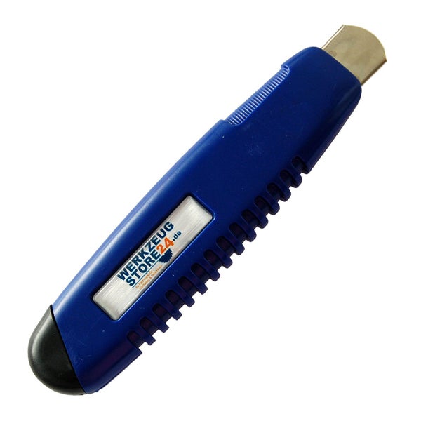 Cuttermesser mit Klinge und Werkzeugstore24.de Logo