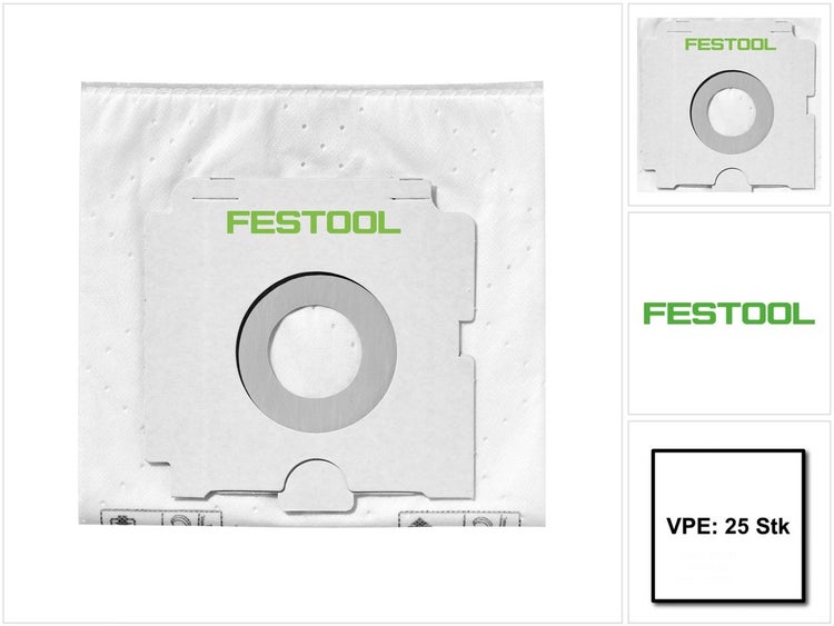 Festool CLEANTEC FIS-CT SYS/25 Filtersack - 25 Stück ( 5x 500438 ) für CTL-SYS