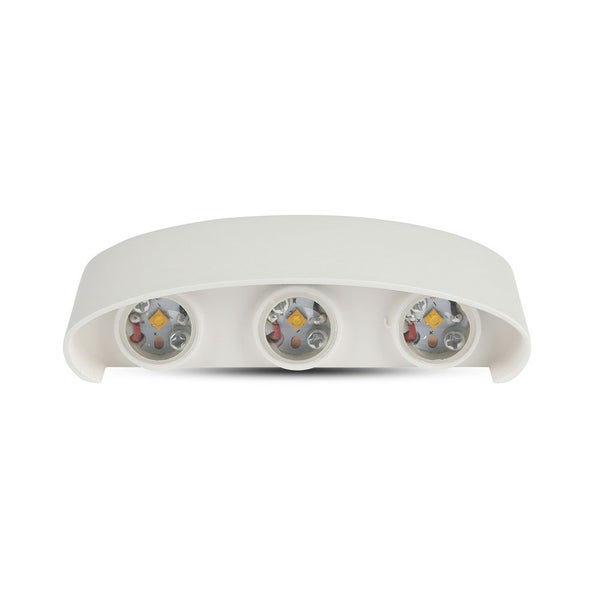 V-TAC VT-846-W-N - Semi-ovale LED-Wandleuchten - Bridgelux - IP65 - Weiß - 5W - 630 Lumen - 3000K