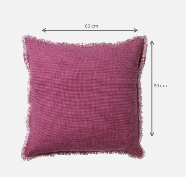 Burto Dekokissen - Unifarben 60x60 cm, Rot