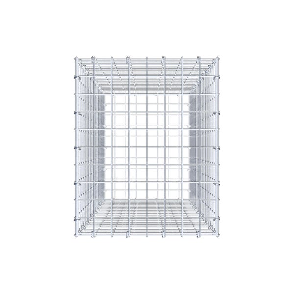 Gabione 100 cm x 40 cm x 50 cm (L x H x T), Maschenweite 5 cm x 5 cm, C-Ring