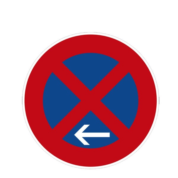Halteverbotszone 3er Schilderset mobiler Parkverbotsbereich