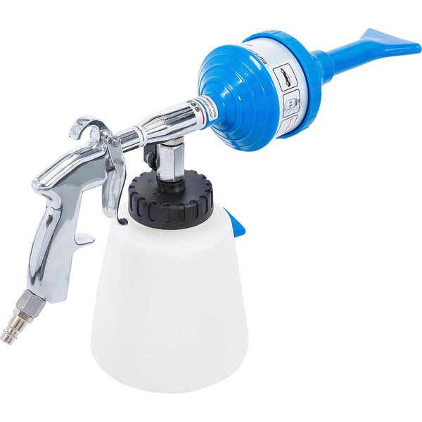 Reinigungspistole mit Behälter für Autoinnenräume